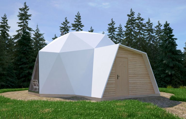 Geodesic Dome Insulated Tent 54 m2