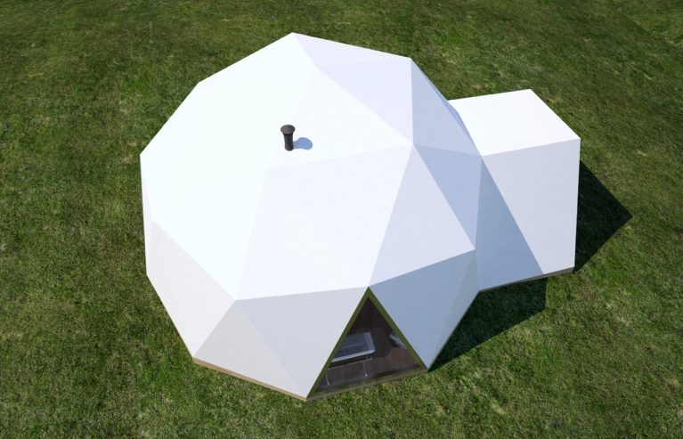 Geodesic Dome Insulated Tent 54 m2