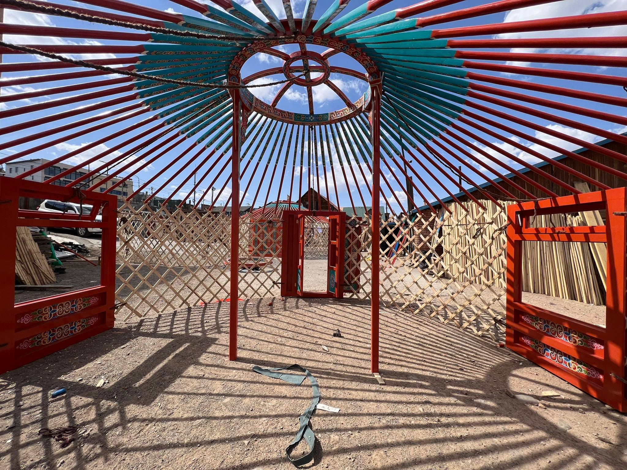 18ft diameter, 254 square feet