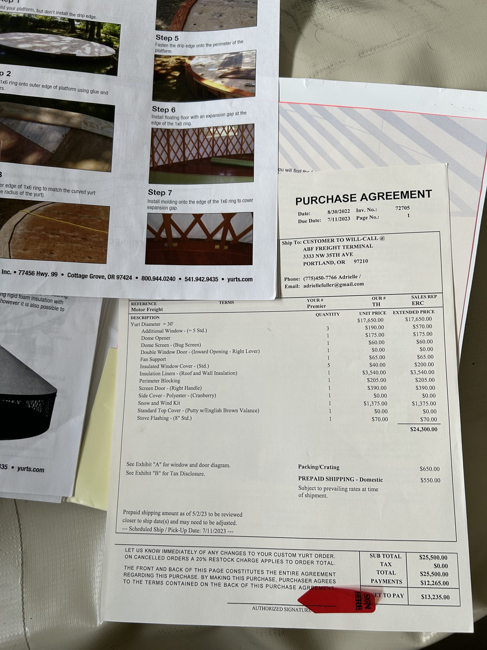 New in Box Pacific Yurt