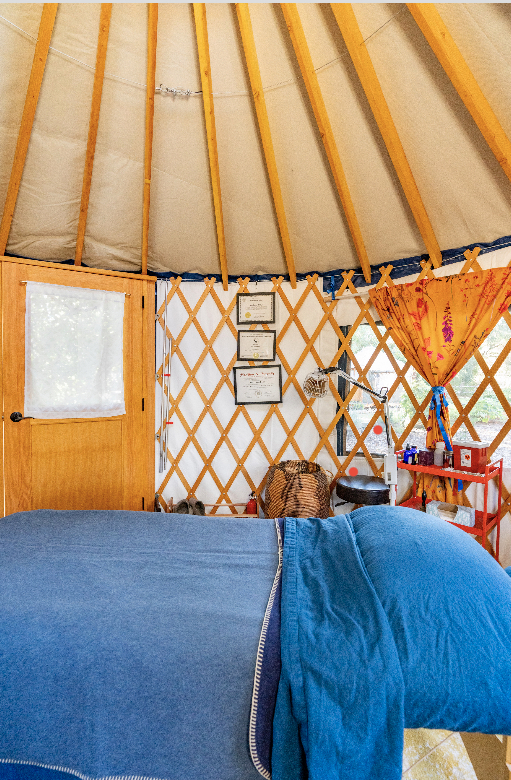 Practically Unused Beautiful Blue Yurt for sale